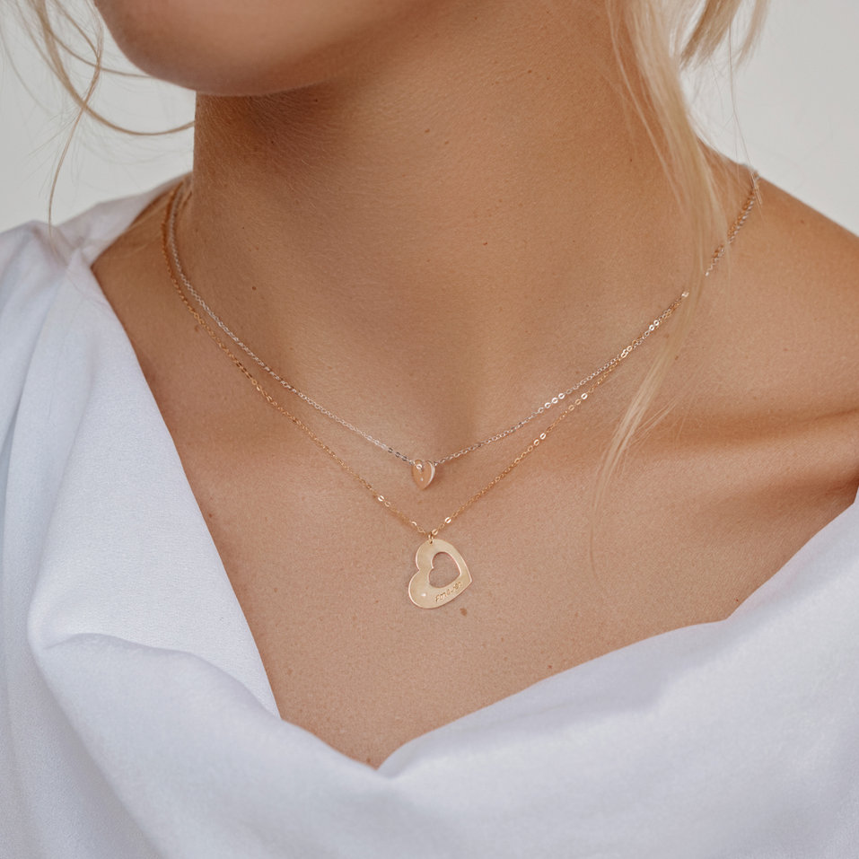 Náhrdelník s diamantem Love Symbol