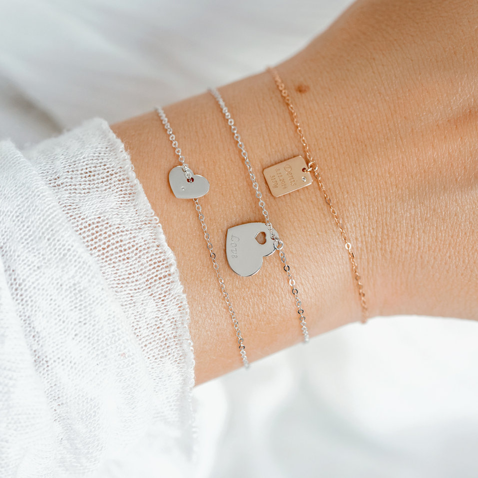 Náramek s diamantem Romance