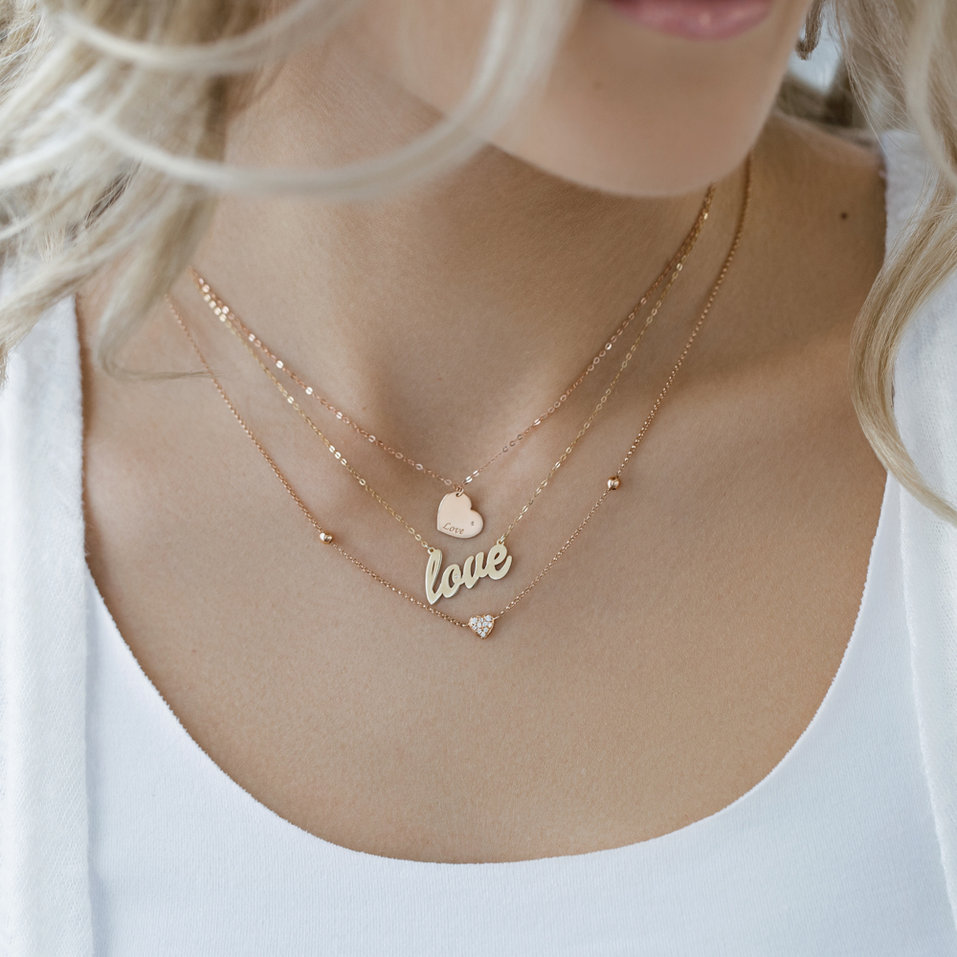 Náhrdelník s diamantem Envoy Love