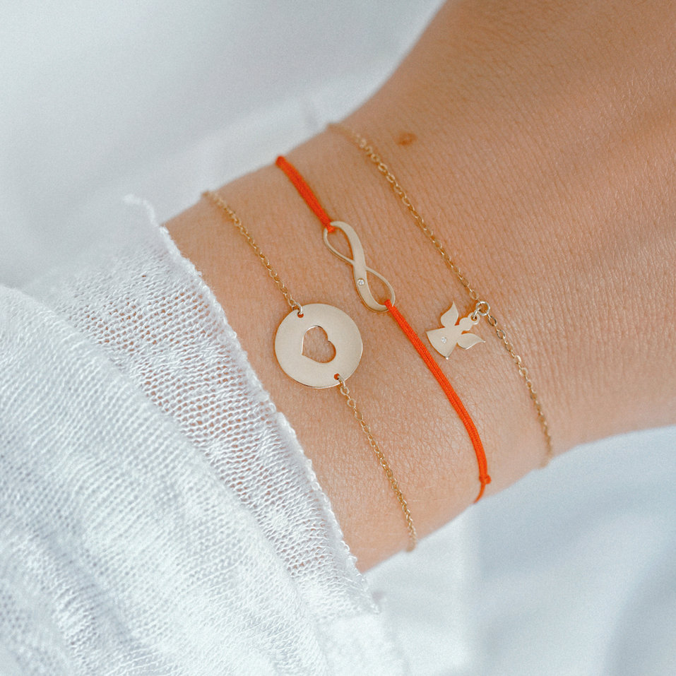 Náramek s diamantem Signature Heart