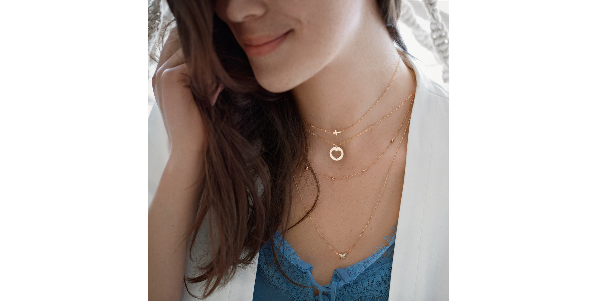 Náhrdelník s diamantem Signature Heart