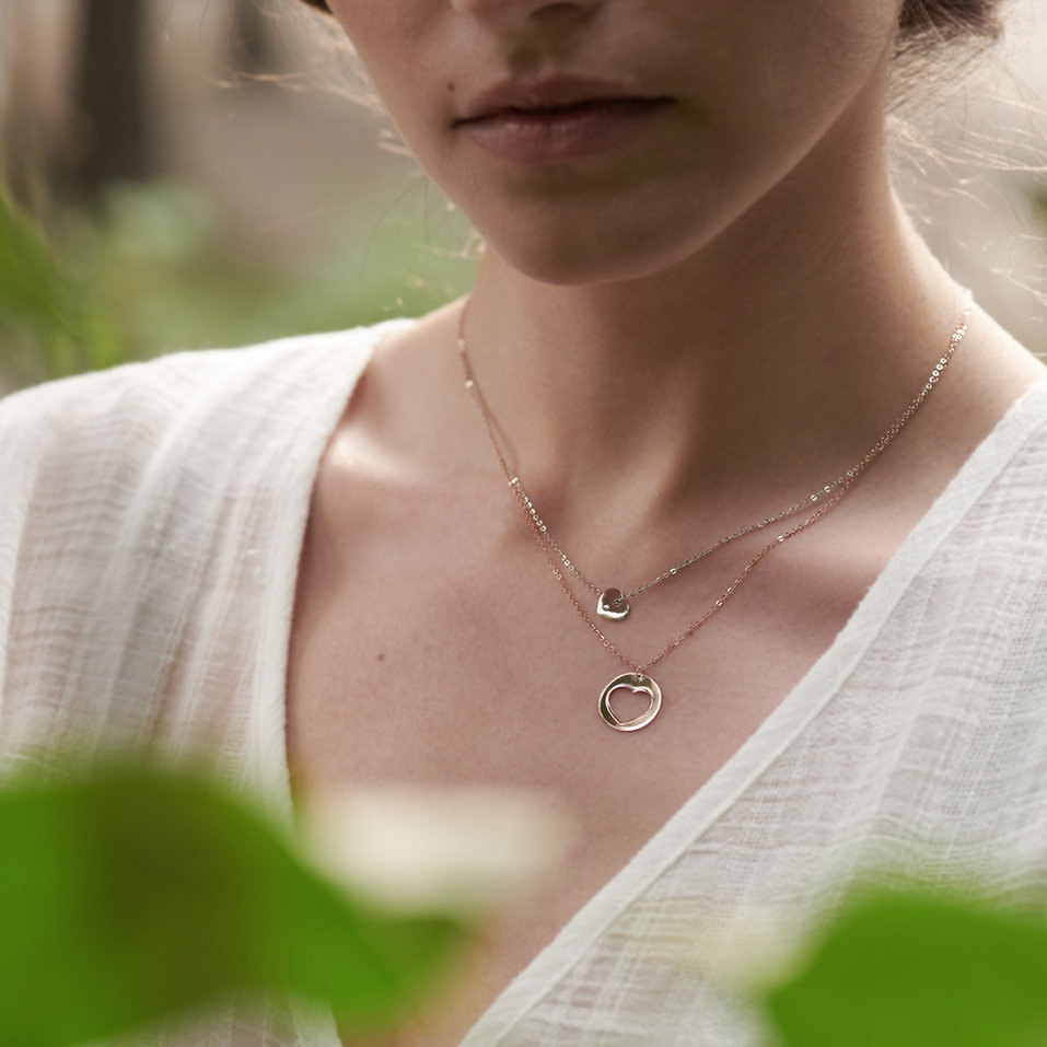 Náhrdelník s diamantem Signature Heart