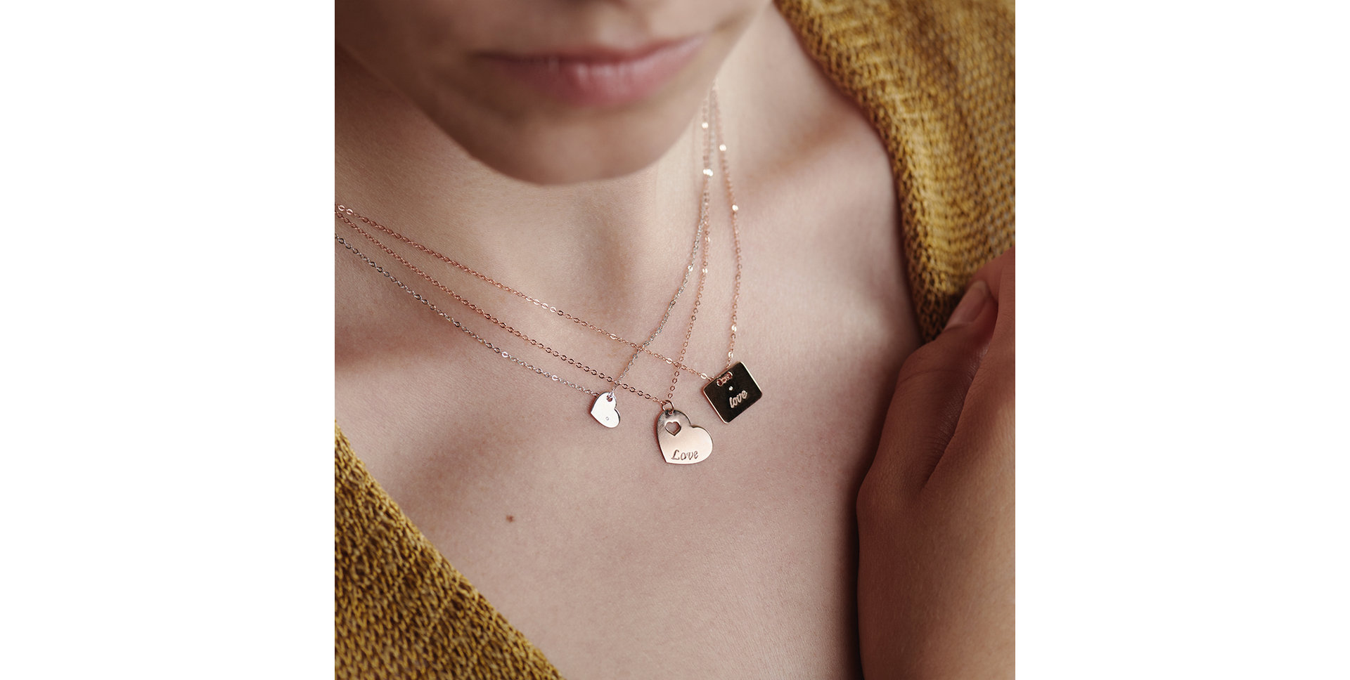 Náhrdelník s diamantem Passion Heart