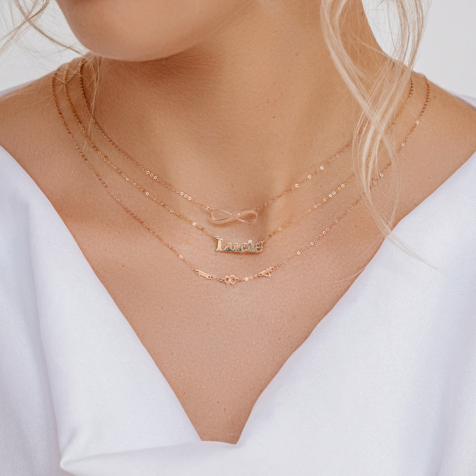 Náhrdelník s diamantem Infinite Space