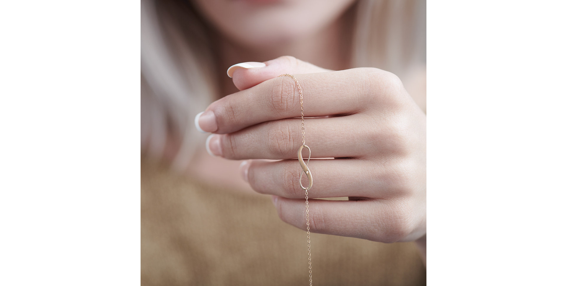 Náramek s diamantem My Infinite