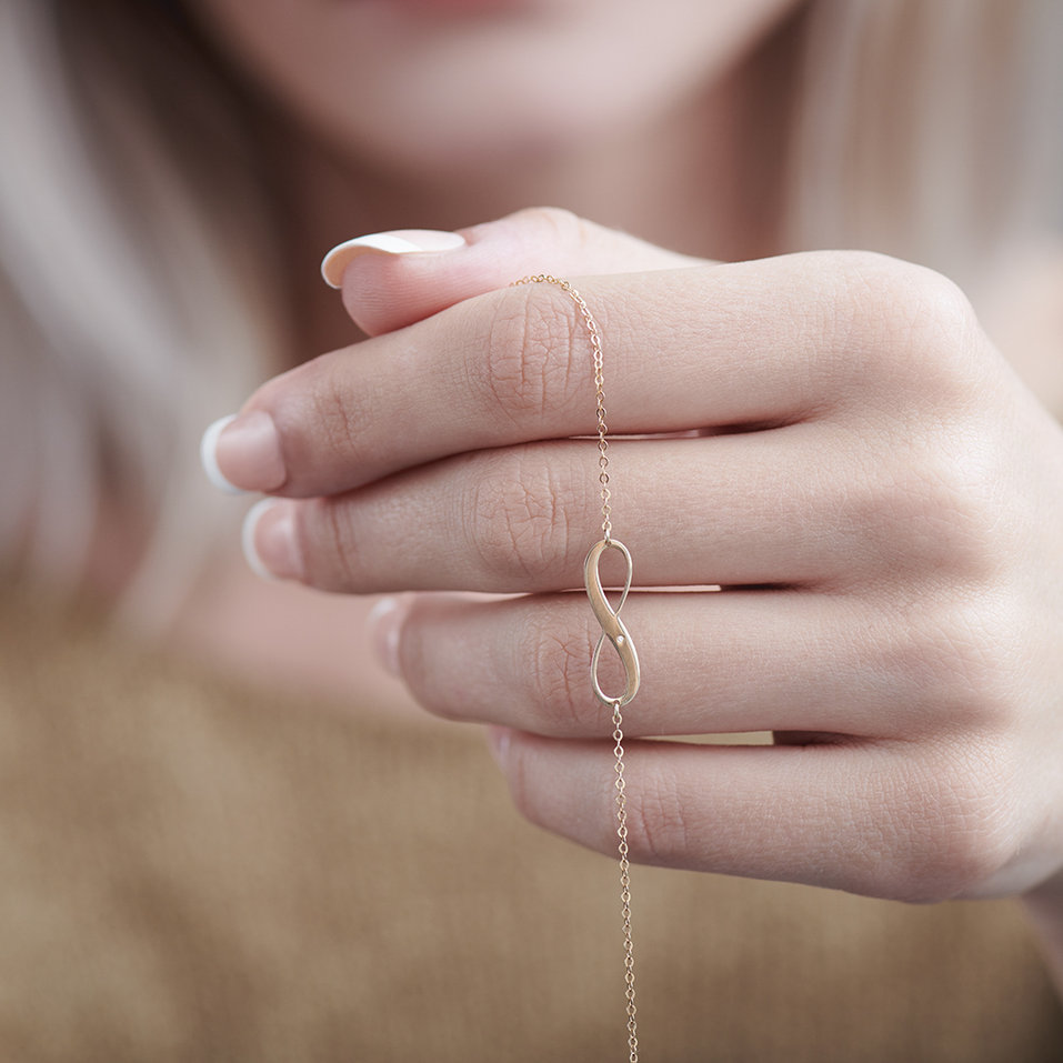 Náramek s diamantem My Infinite