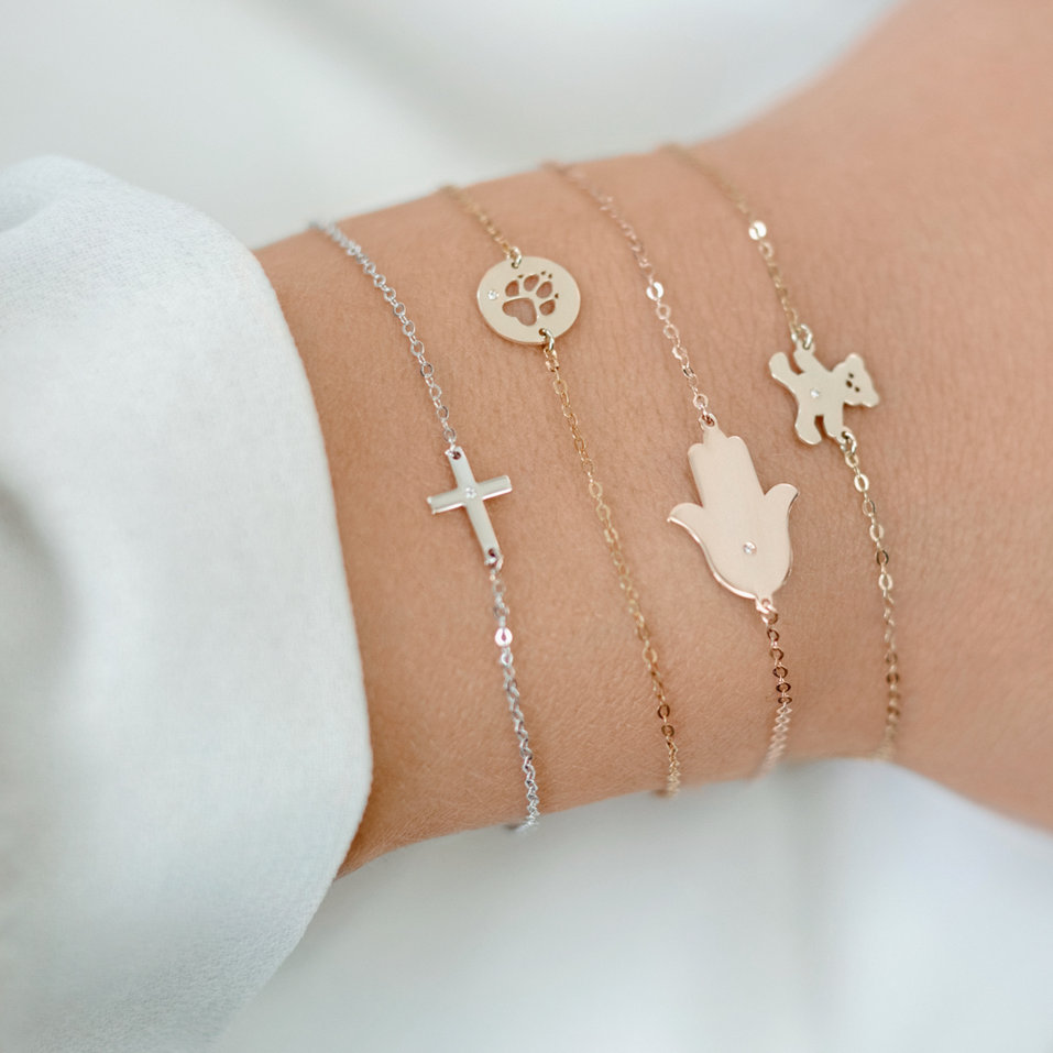 Náramek s diamantem Infinite Mystery