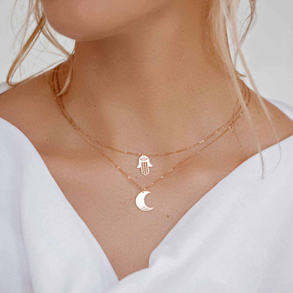 Náhrdelník s diamantem Witching Moon