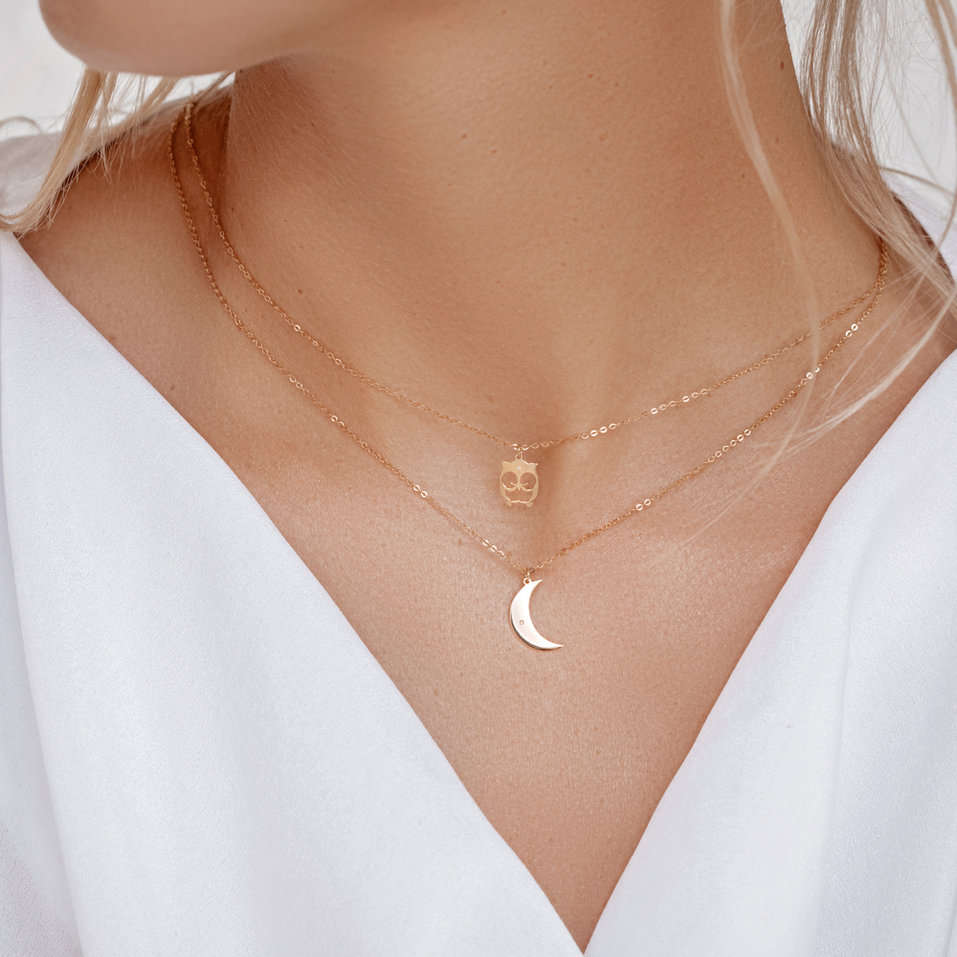 Náhrdelník s diamantem Amazing Moon