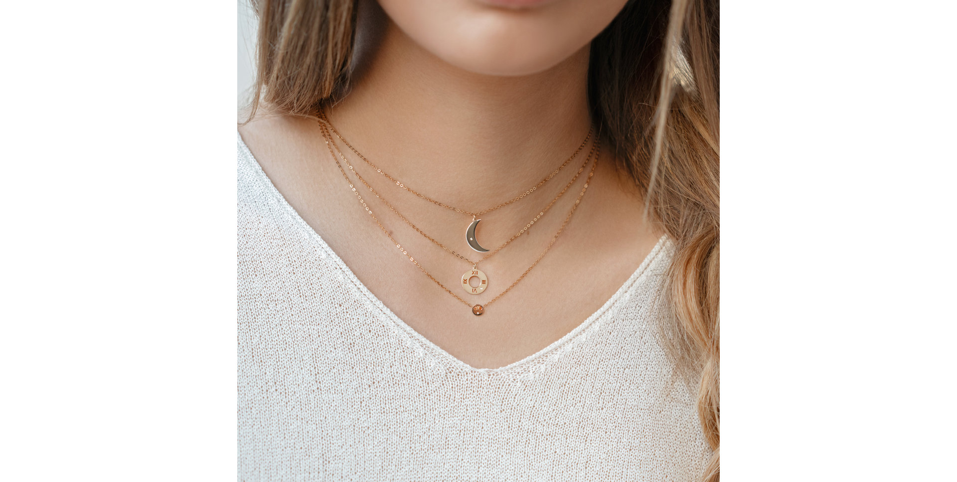 Náhrdelník s diamantem Amazing Moon