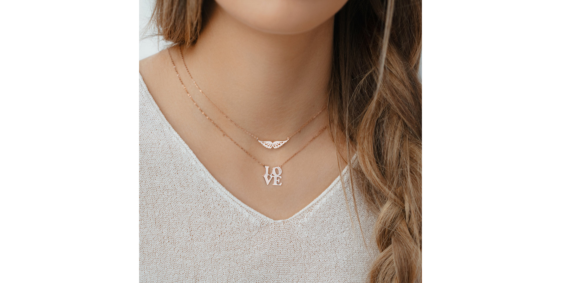 Náhrdelník s diamantem Charming Amour