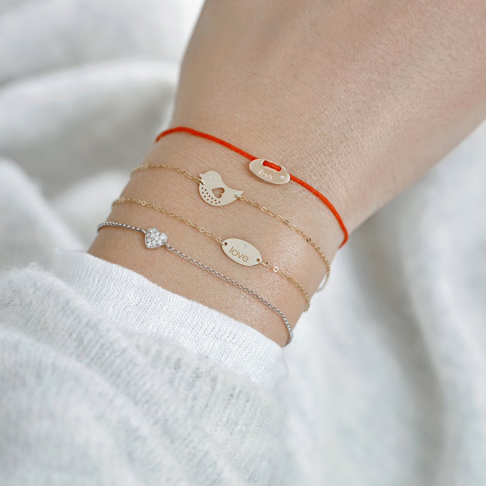 Náramek s diamantem Love Amour Icon