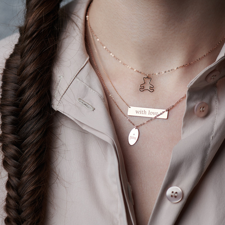 Náhrdelník s diamantem Forever Love