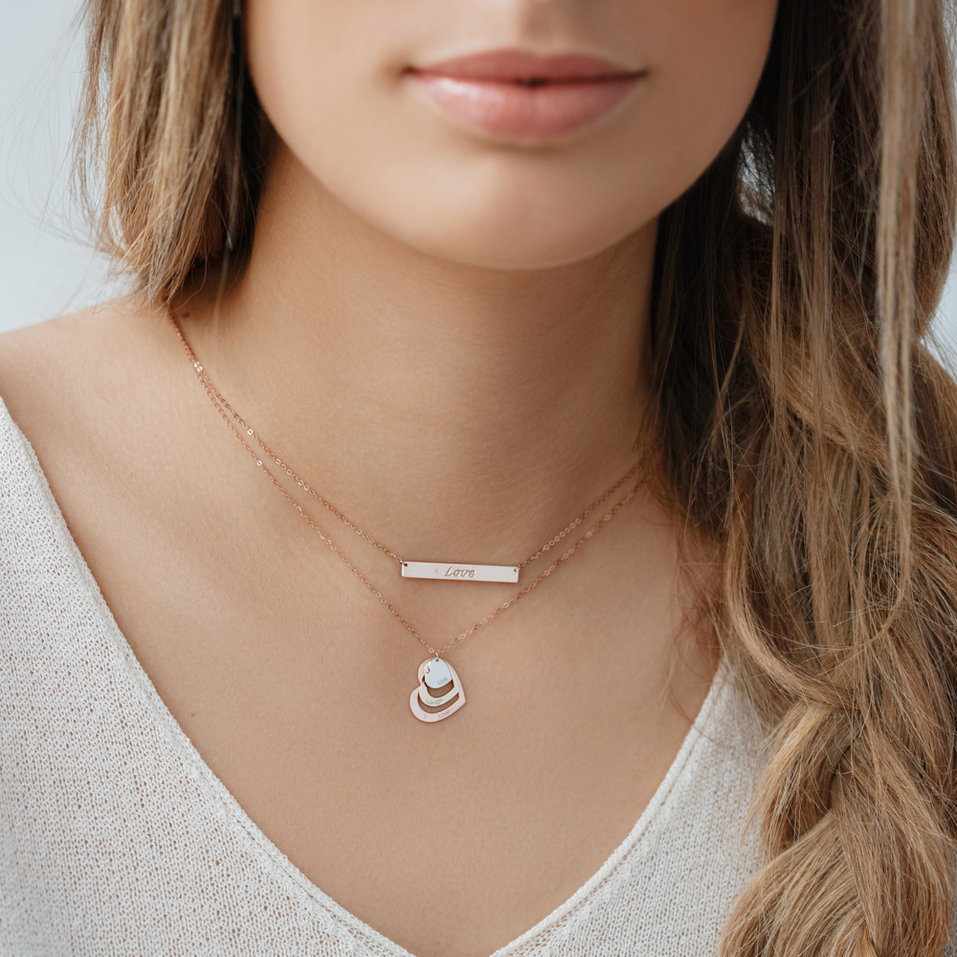 Náhrdelník s diamantem Amour Ribbon