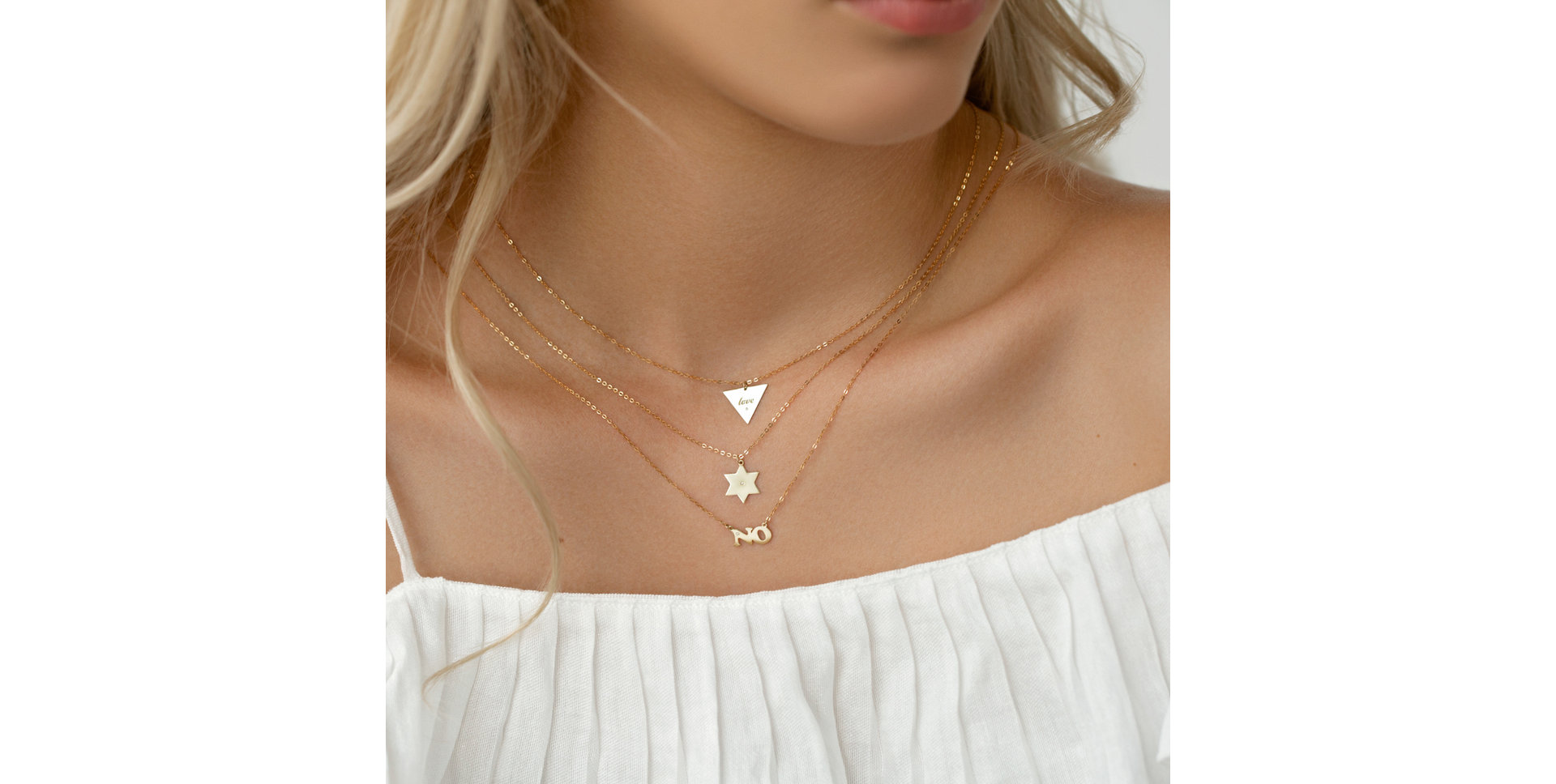 Náhrdelník s diamantem Jude