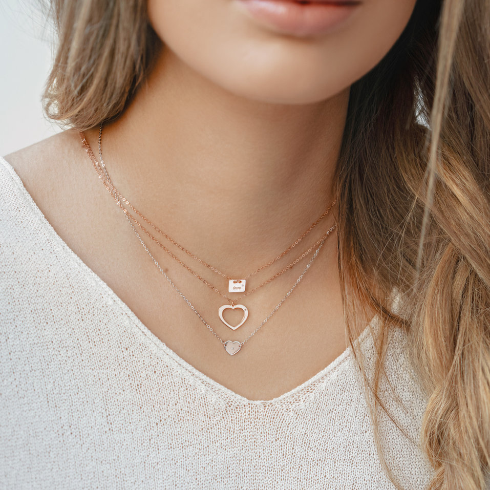 Náhrdelník s diamantem One Heart