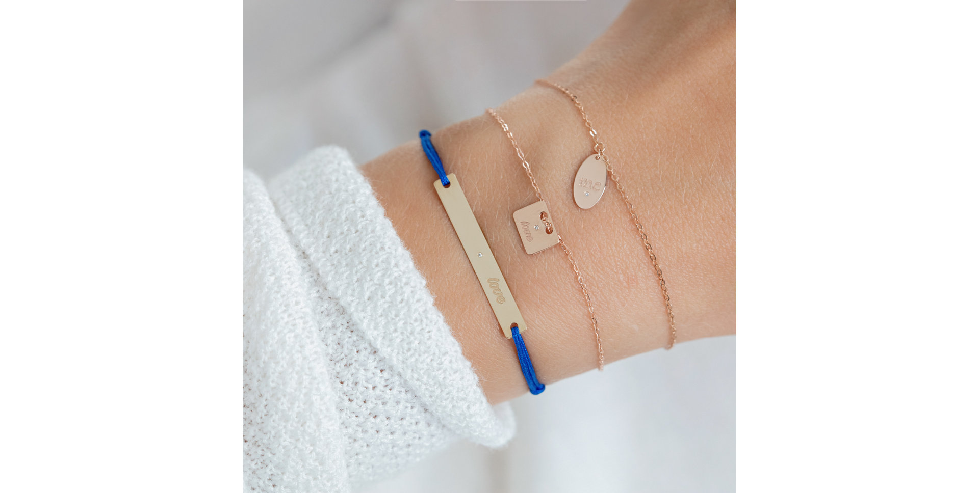 Náramek s diamantem Stamp Mini