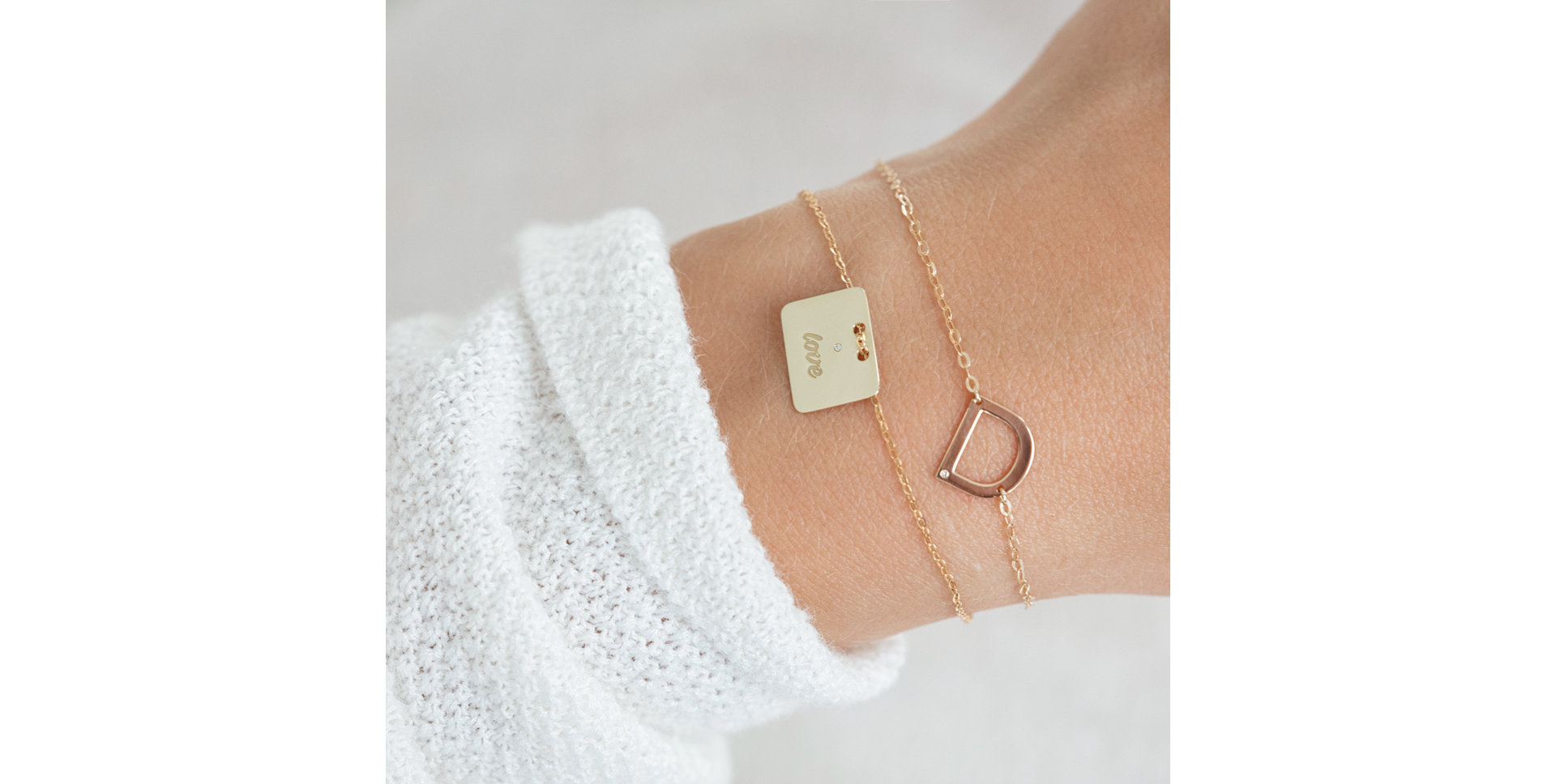 Náramek s diamantem Military