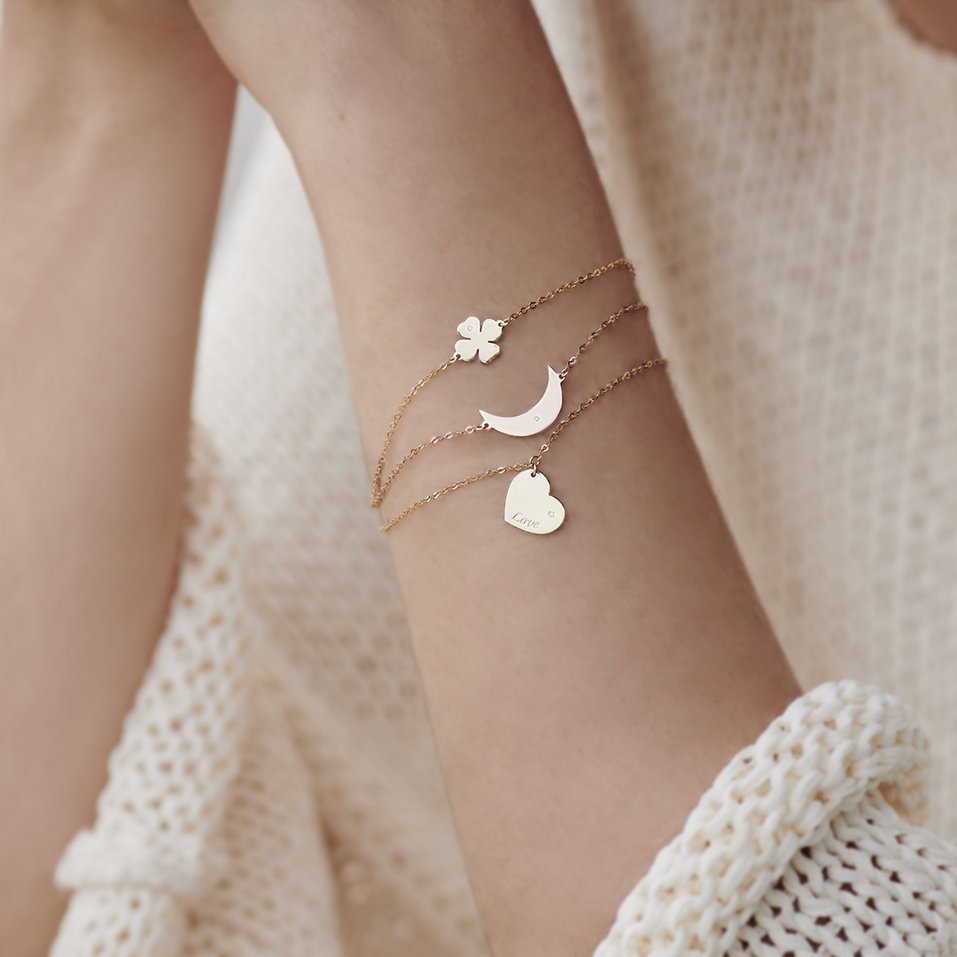 Náramek s diamantem Get Lucky