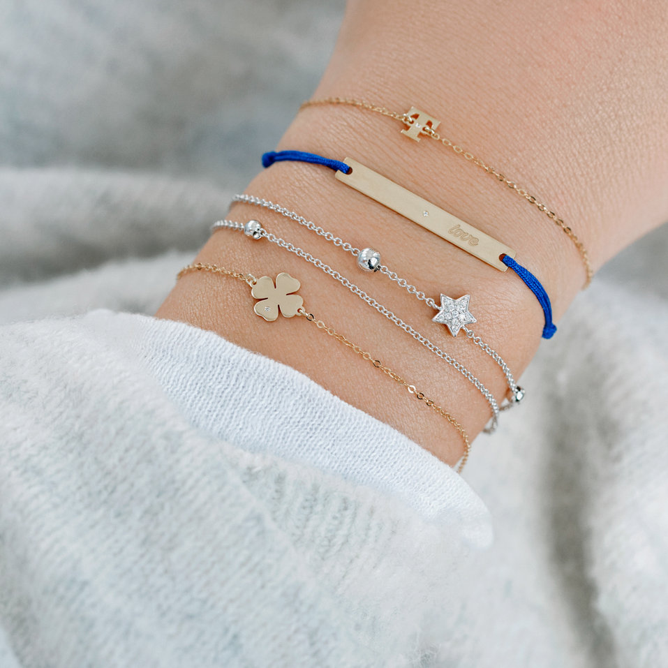 Náramek s diamantem Get Lucky