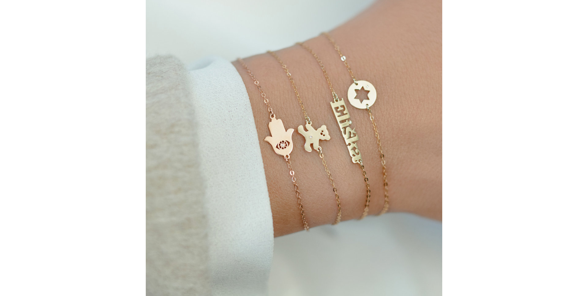 Náramek s diamantem Name