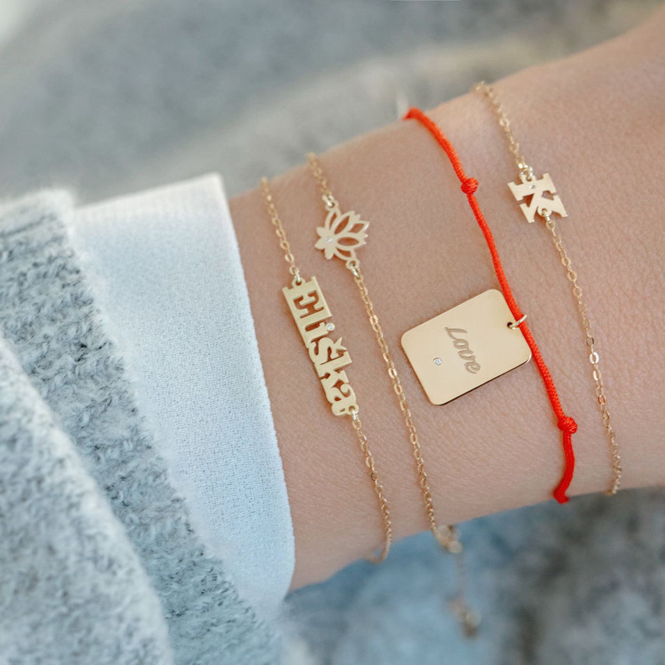 Náramek s diamantem Name