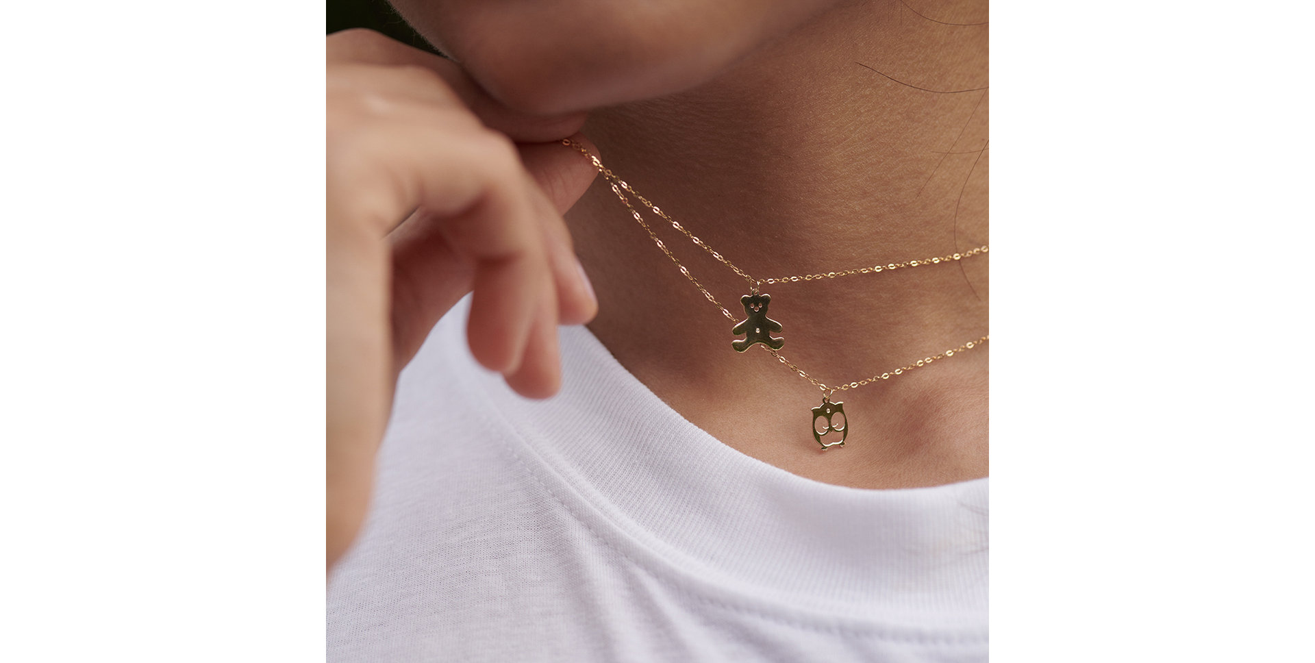 Náhrdelník s diamantem Lovely Owl