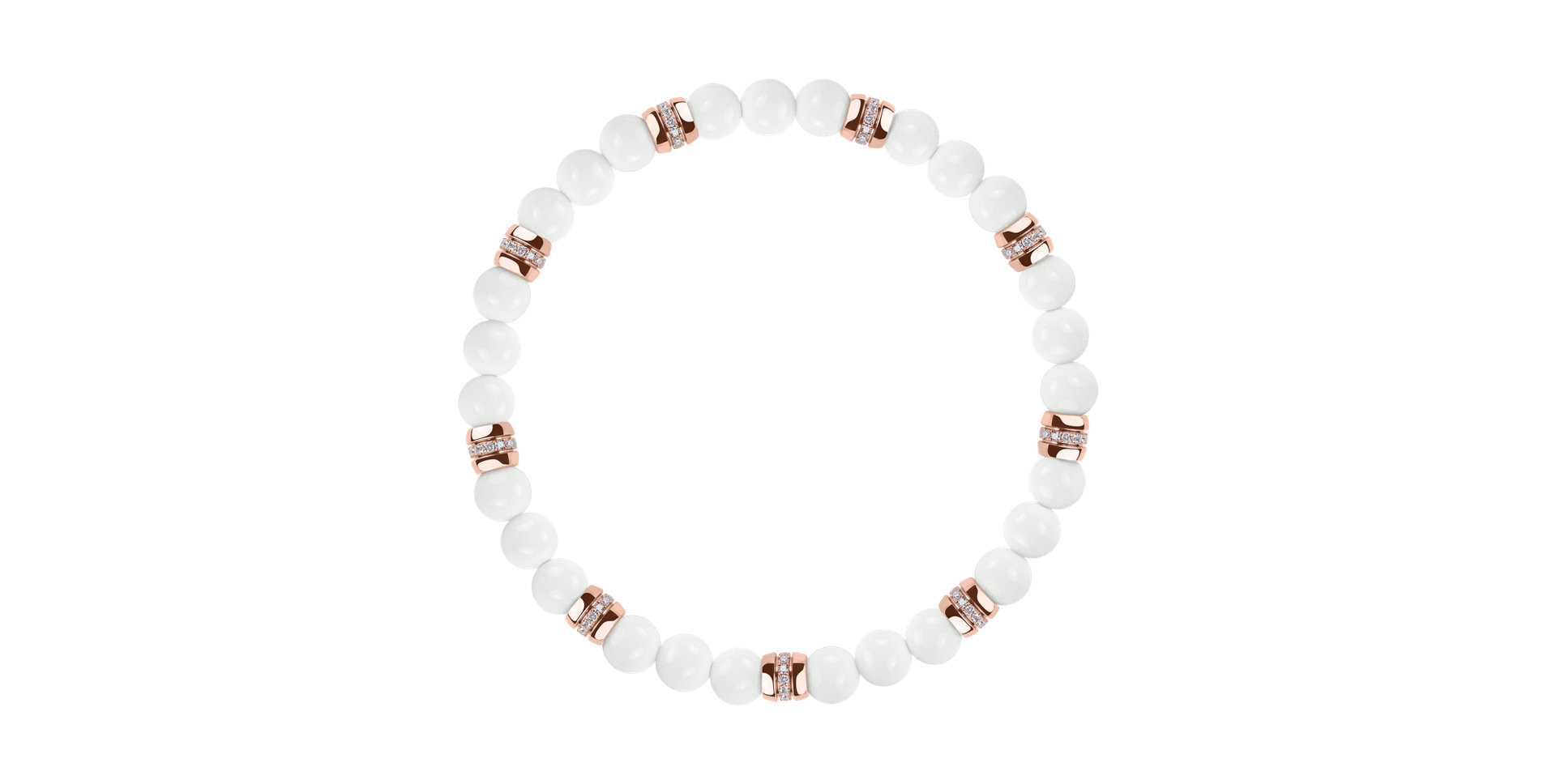 Náramek s diamanty a acháty Neverending Style