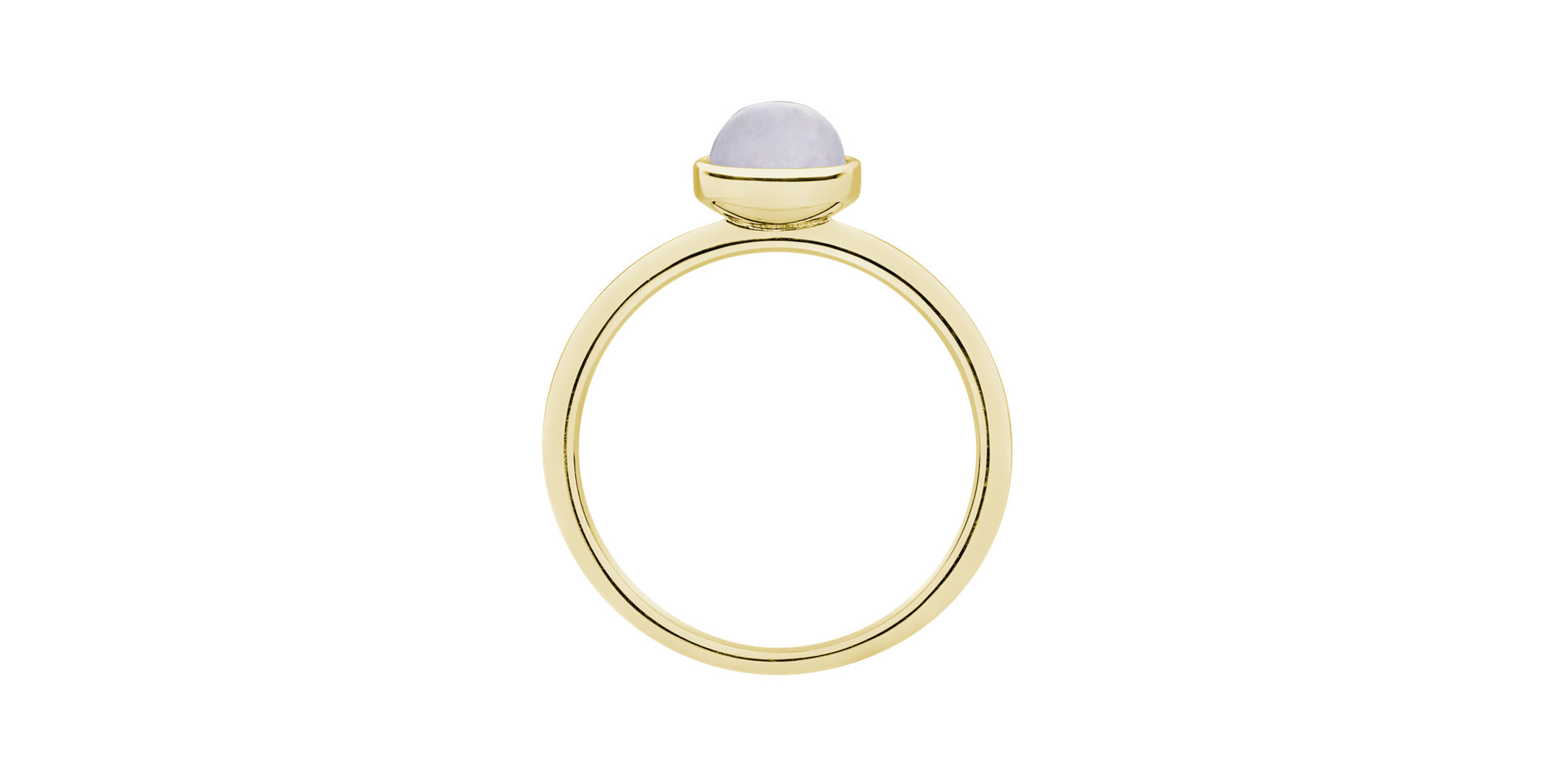 Prsten s chalcedonem blue Bonbon