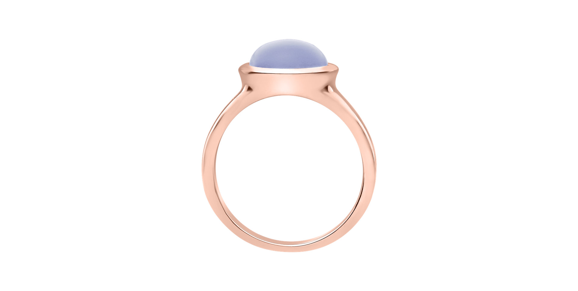 Prsten s chalcedonem blue Bonbon
