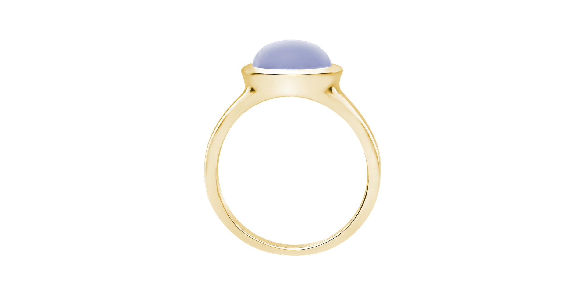 Prsten s chalcedonem blue Bonbon