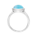 Prsten s topazem sky Bonbon4