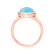 Prsten s topazem sky Bonbon4