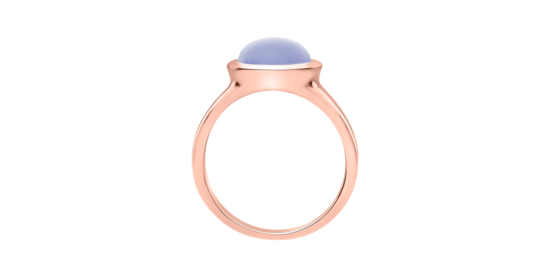 Prsten s chalcedonem blue Bonbon