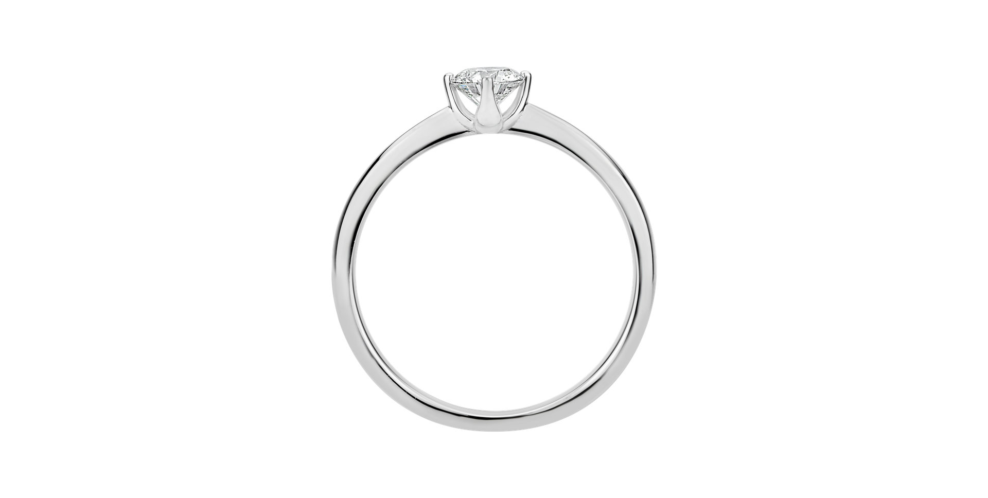 Prsten s diamantem Made with Love