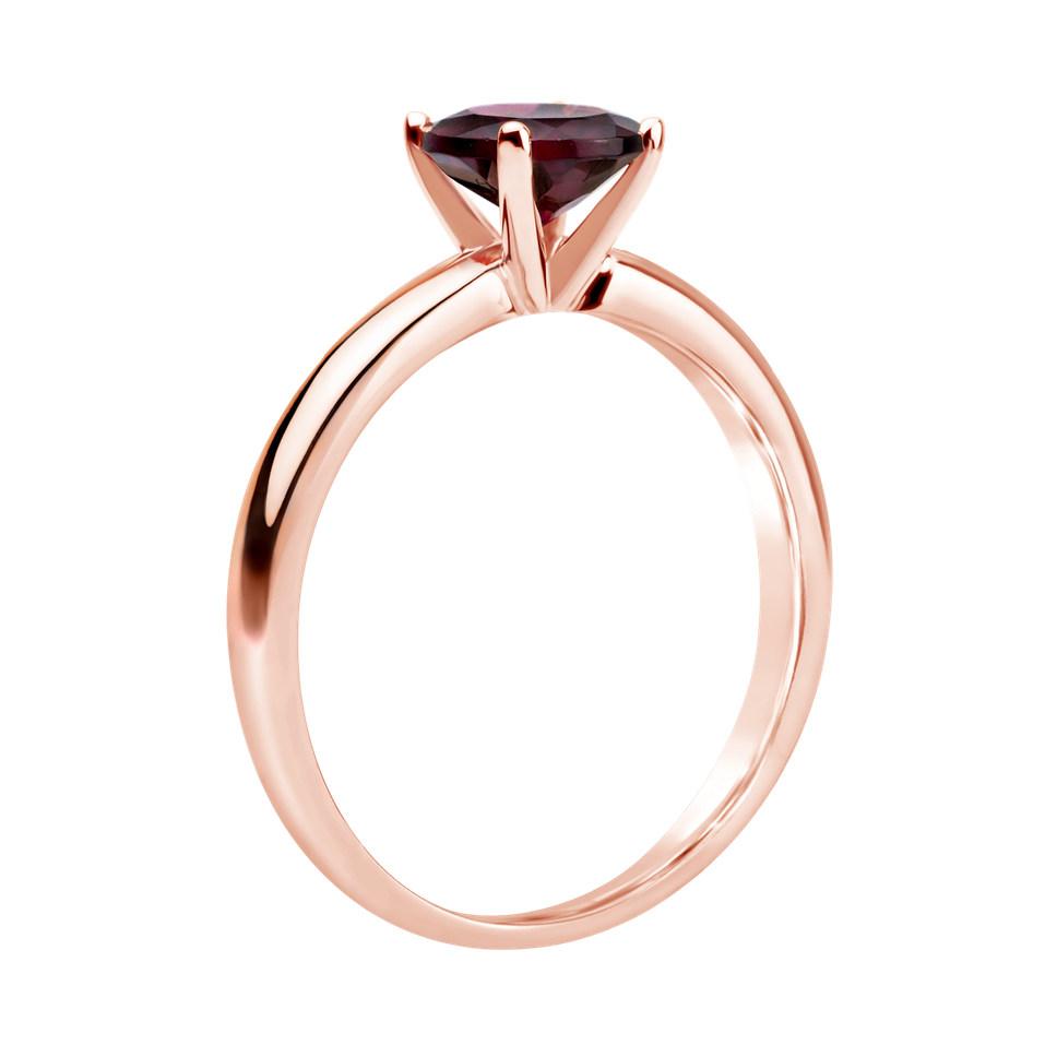 Prsten s rhodolitem Bonbon