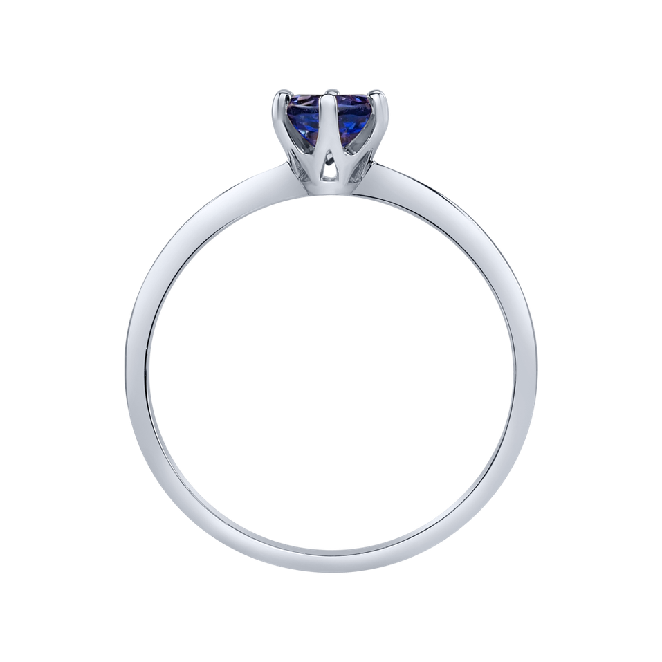 Prsten s tanzanitem Bonbon