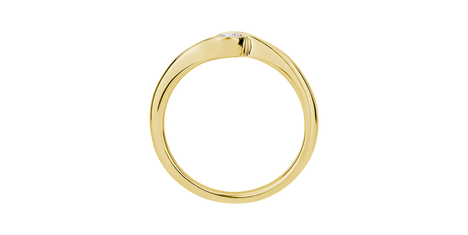 Prsten s diamantem Shiny Joy