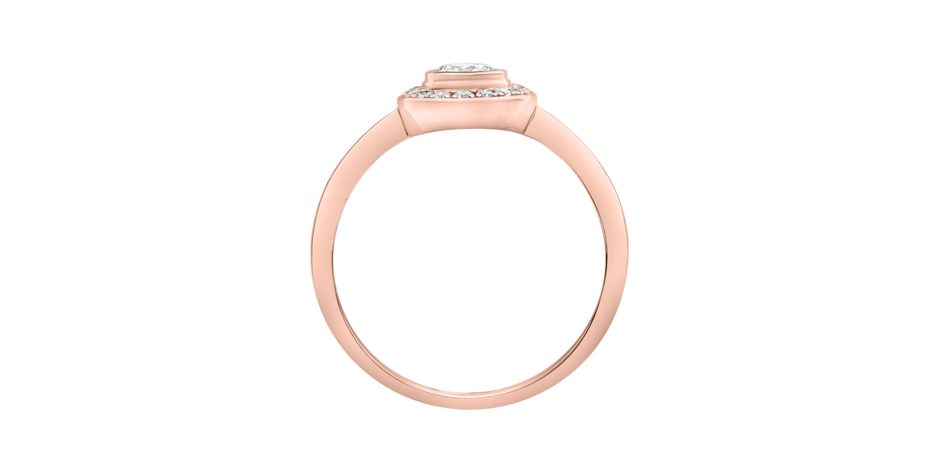 Prsten s diamanty Sun Highness