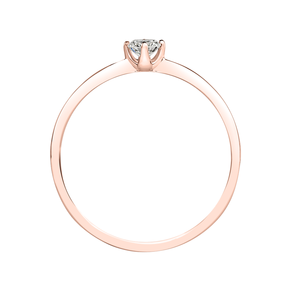 Prsten s diamantem Made with Love