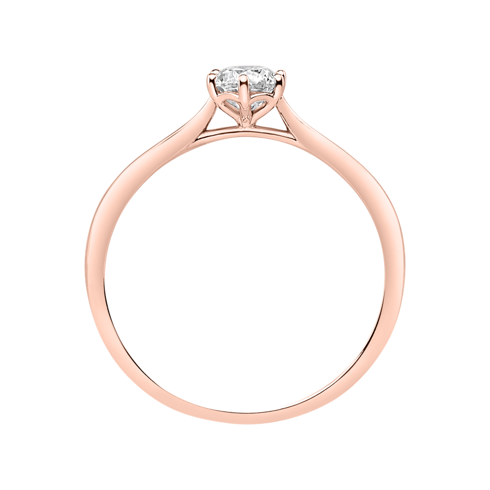 Prsten s diamantem One Love