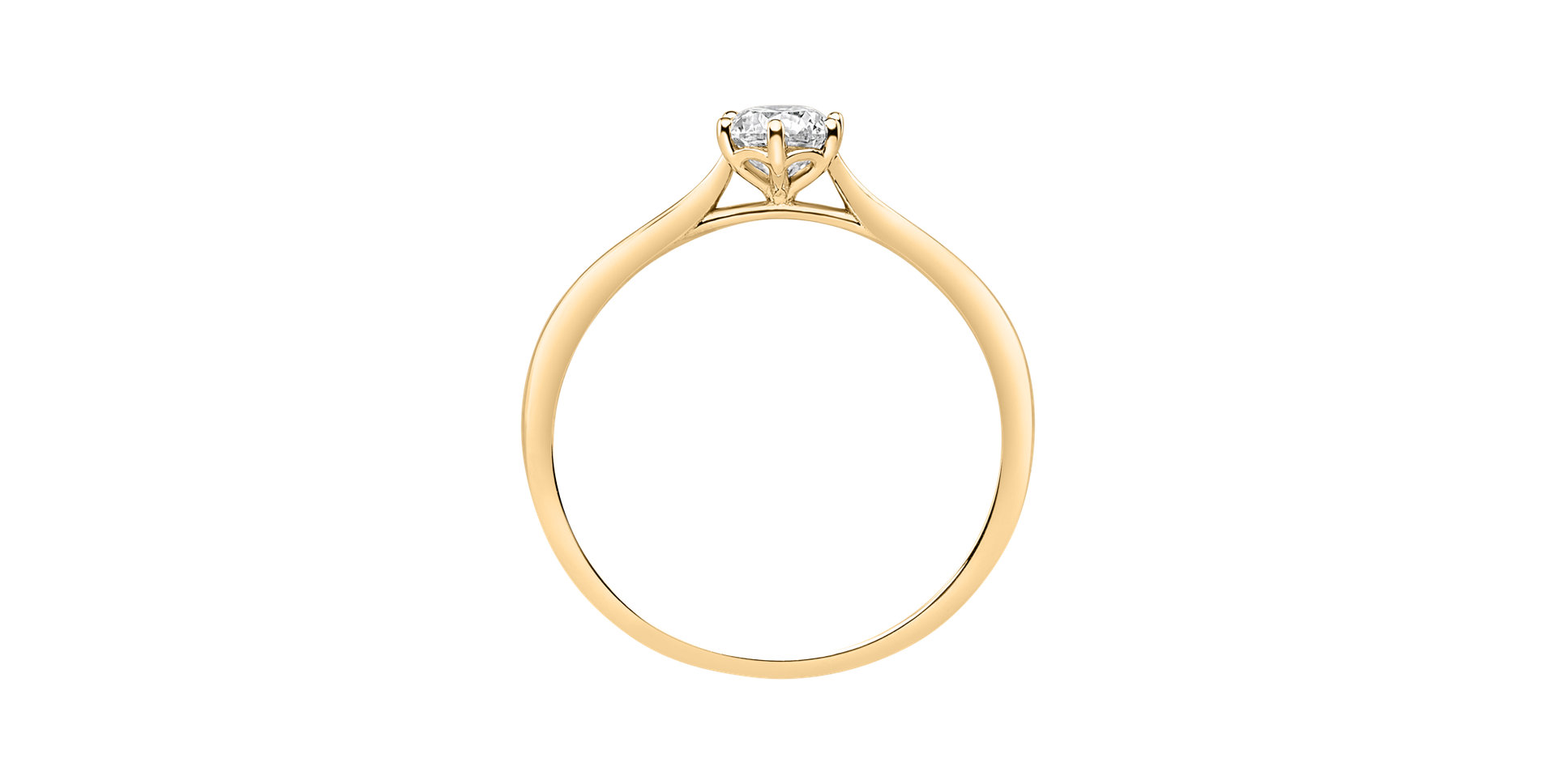 Prsten s diamantem One Love