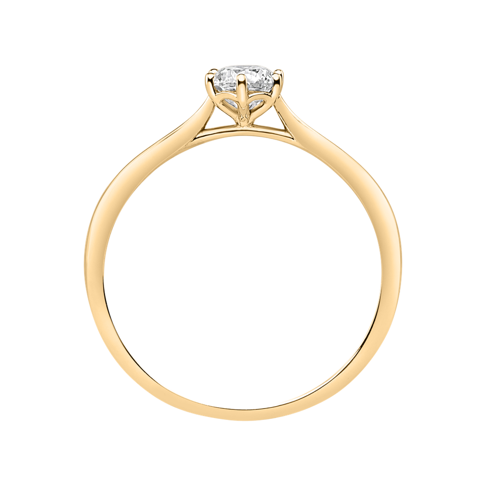 Prsten s diamantem One Love