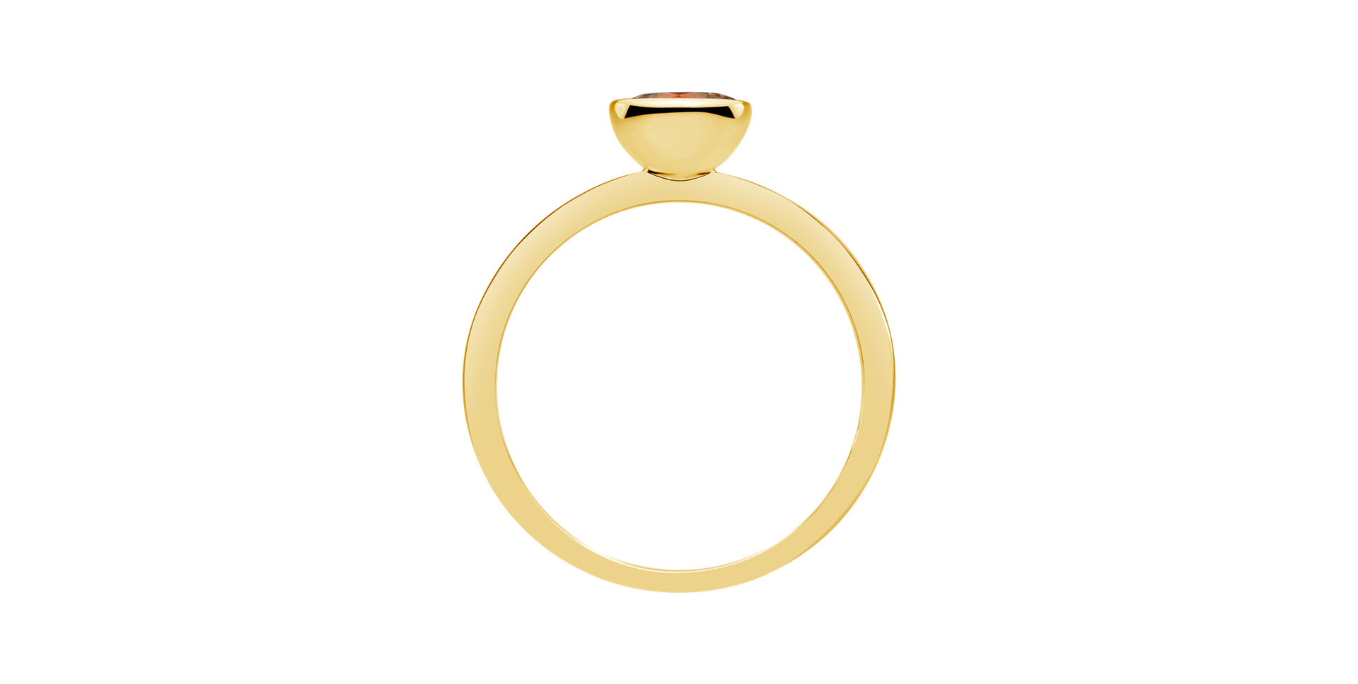 Prsten s citrínem madeira Bonbon