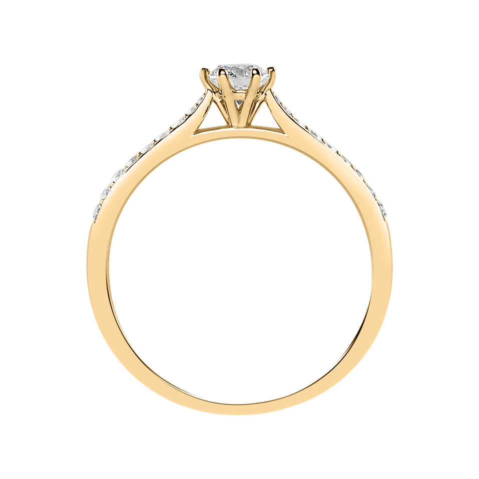 Prsten s diamanty Midnight Romance