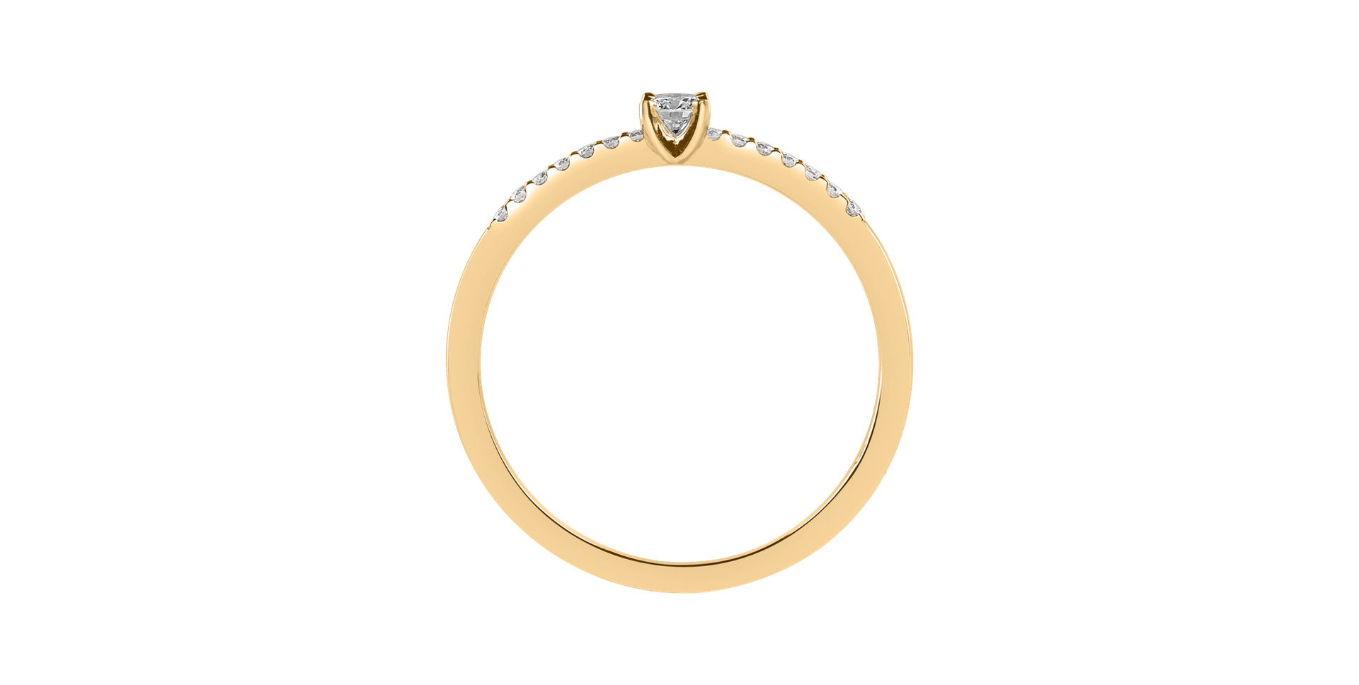 Prsten s diamanty Gem Simplicity