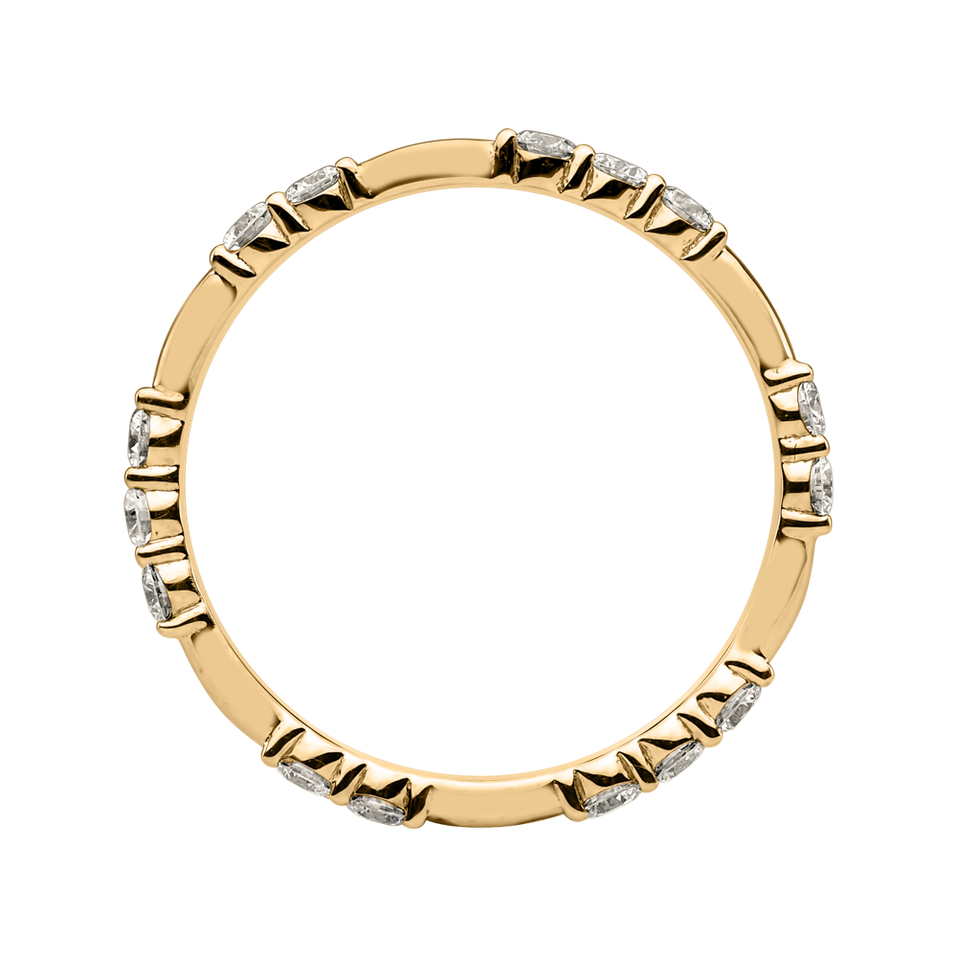 Prsten s diamanty Triple Galaxy