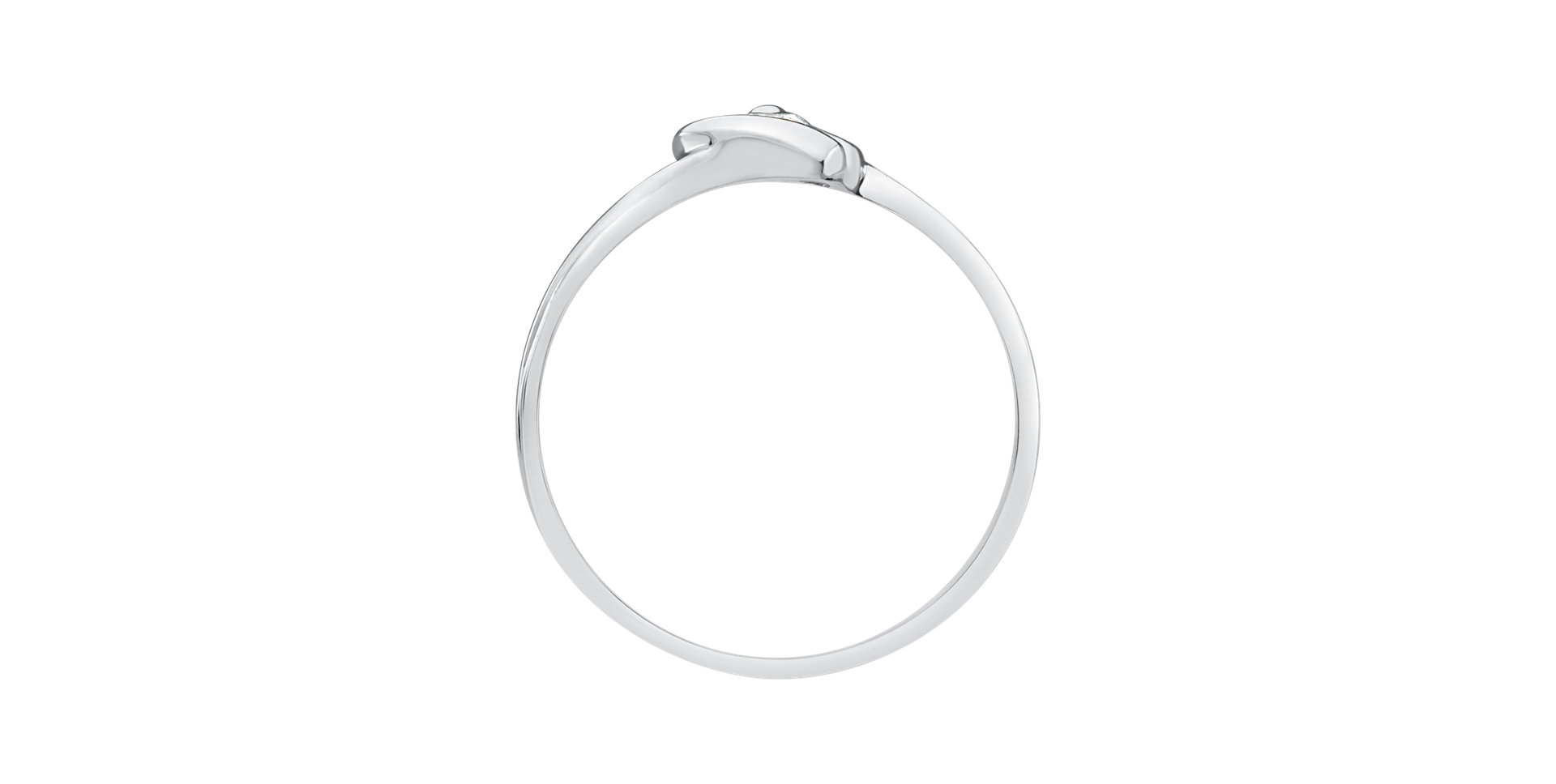 Prsten s diamantem Love Message