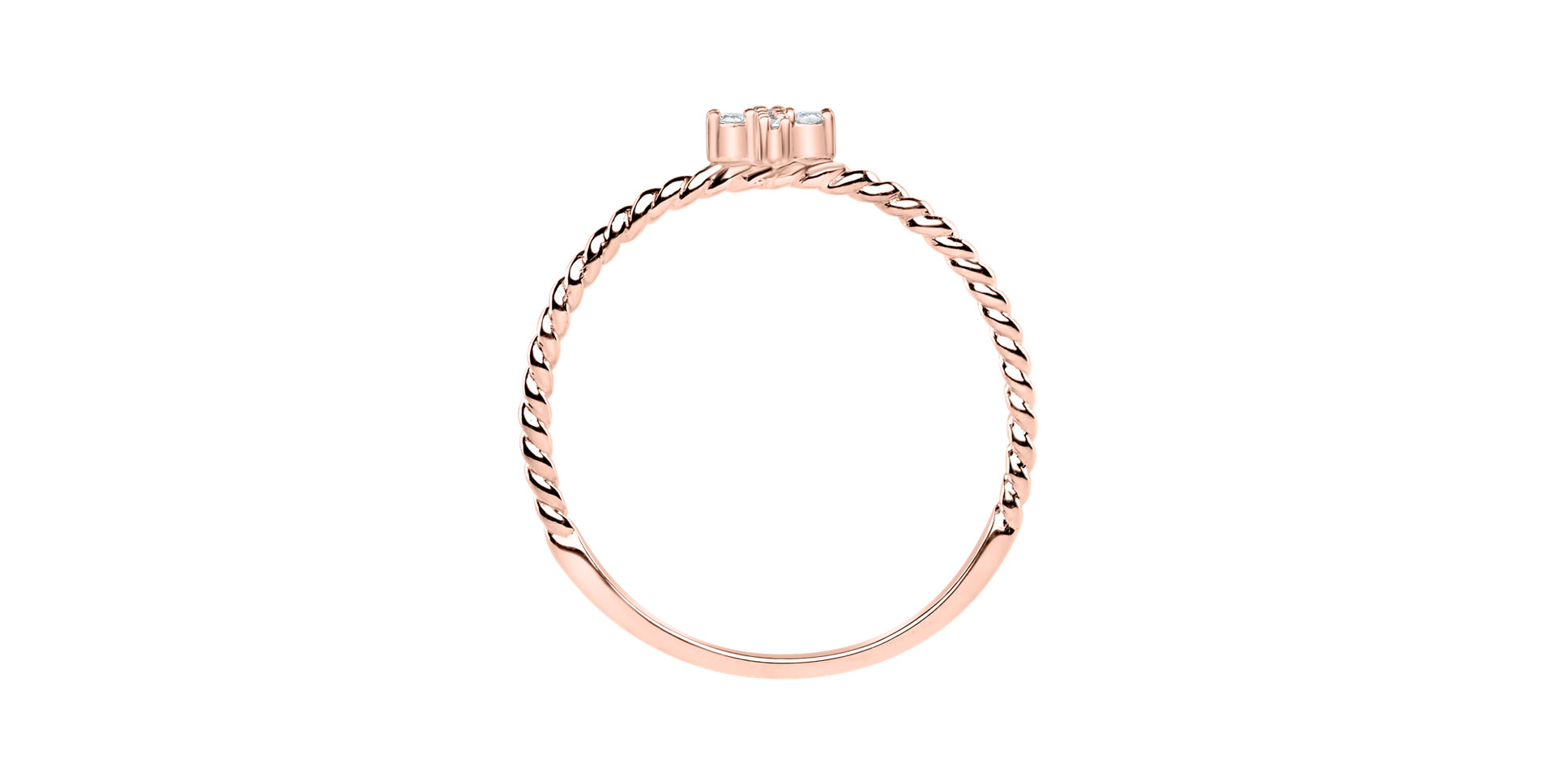 Prsten s diamanty Cross