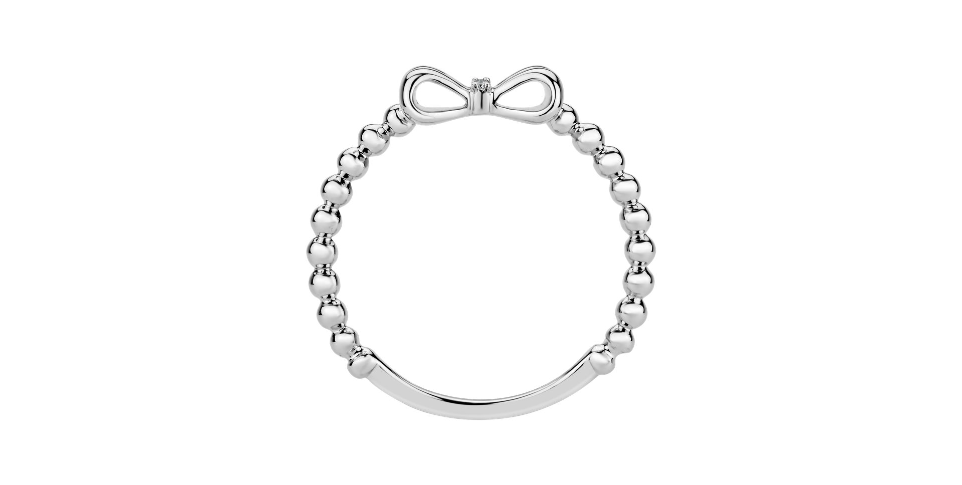 Prsten s diamanty Bow Knot
